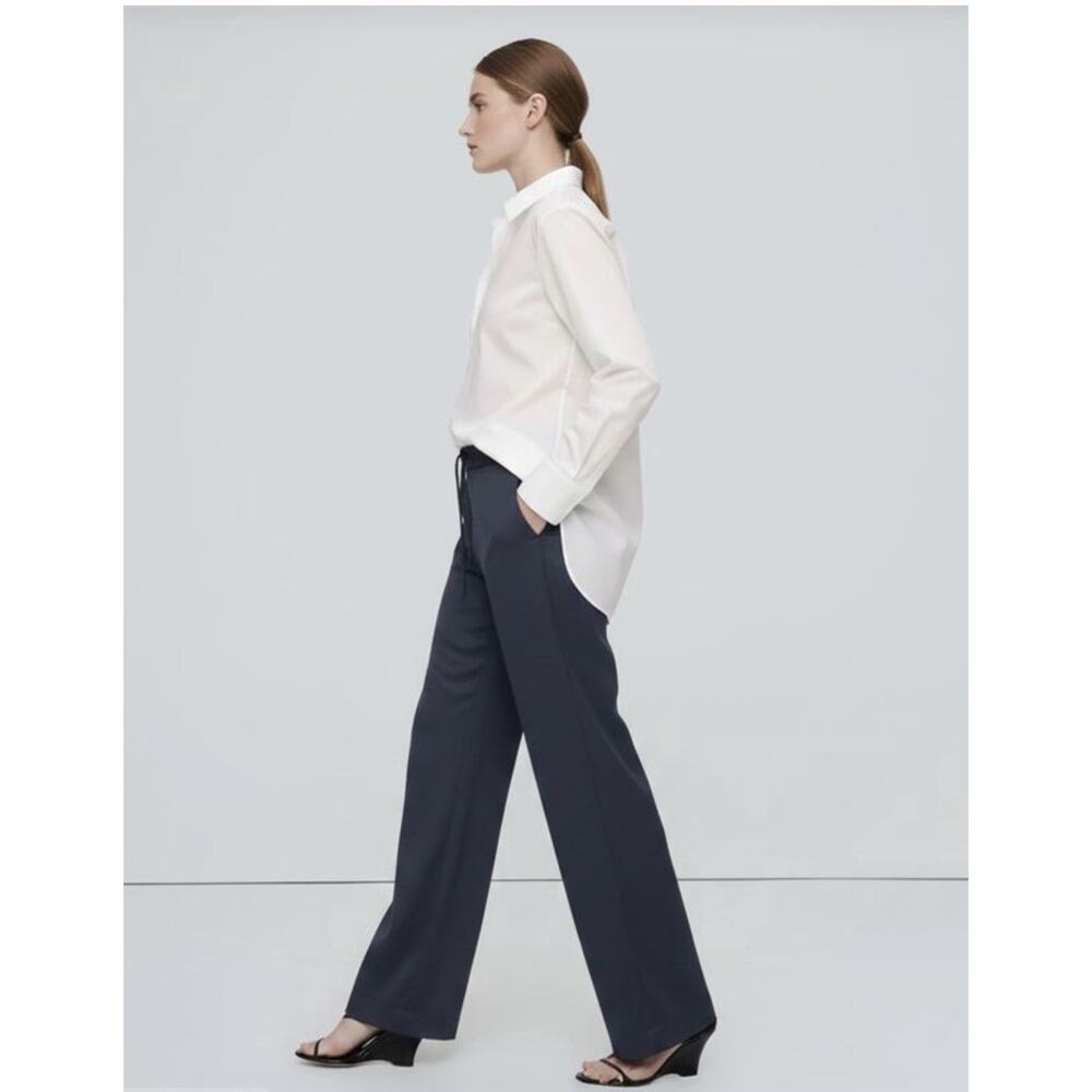 Halara FlexDayStretch Mid Rise Side Zipper Pocket Work Flare Pants med petite - Picture 2 of 8